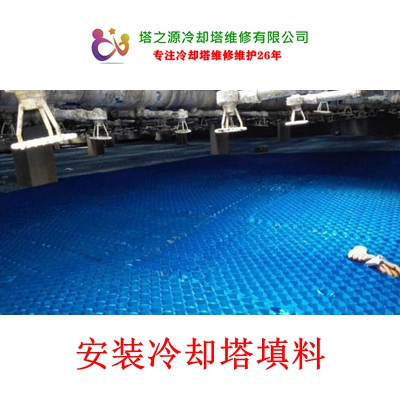 专业安装冷却塔-专业粘填料(图2)